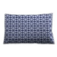 thumbnail image 1 of Ahgly Company Patterned Indoor Rectangular Royal Blue Lumbar Throw Pillow, 13 inch by 19 inch, 1 of 5