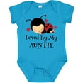 thumbnail image 3 of Inktastic Loved by My Auntie Ladybug Boys or Girls Baby Bodysuit, 3 of 5