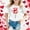 White, variant on Teen Shirts for Girls White Printed Short Sleeve Shirt for Girls Little Girl Summer Clothes Oversized Clothes for Girls 12-13 Years