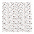 thumbnail image 2 of Ambesonne Spring Shower Curtain, Flowers Leaves and Animals, 69"Wx70"L, Blush Pale Grey White, 2 of 4