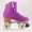 Purple, variant on Atom Quad Outdoor Roller Skates - Vista Alloy Women's Outdoor Package (Wheels: Atom Pulse Glitter 78A)