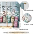 thumbnail image 4 of Farmhouse Wooden Sunflower Barn Kitchen Curtains Country Flower Wood Small Short Cafe Window Curtains Rustic Floral Western Bathroom Drapes Treatment Tier Curtains 2 Panels (27.5x39 Inch), 4 of 6