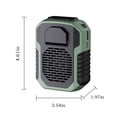 thumbnail image 3 of Fiudx Ventilador Portátil de Cintura, Flujo de Aire Ajustable de 3 Velocidades, Batería de Larga Duración (24 Horas), Recargable Por Usb, Diseño Ligero y Cómodo, Ideal para Viajes Al Aire Libre, Send, 3 of 6