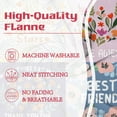thumbnail image 2 of Best Friend Blanket, Friends Blanket for BFF Gifts, Best Friend Birthday Gifts for Women, Unique Friendship Blanket for Bestie, Bestfriend Gift Ideas - Throw Blankets with Loving Messages 50"x60", 2 of 6