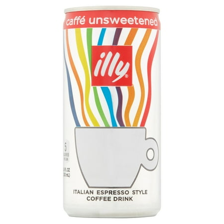 Illy Issimo Rtd Caffe Unsweetened,6.8 Oz (Pack Of 12)