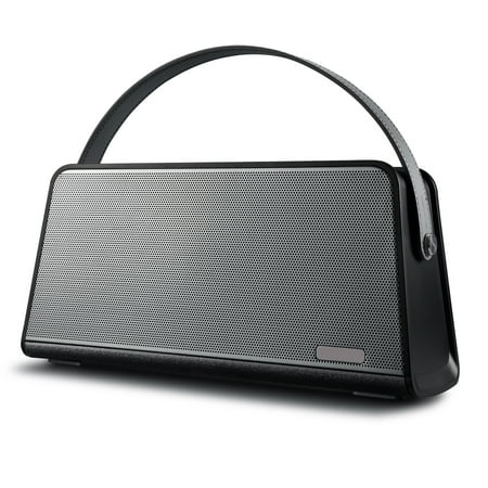 TechComm OV-P5 Bluetooth Speaker with DSP Technology, Dual 15W Speakers, Dual 5W Tweeters, Fast Charging Power Adapter, Hands-free Calling and NFC Fast Pairing - Black