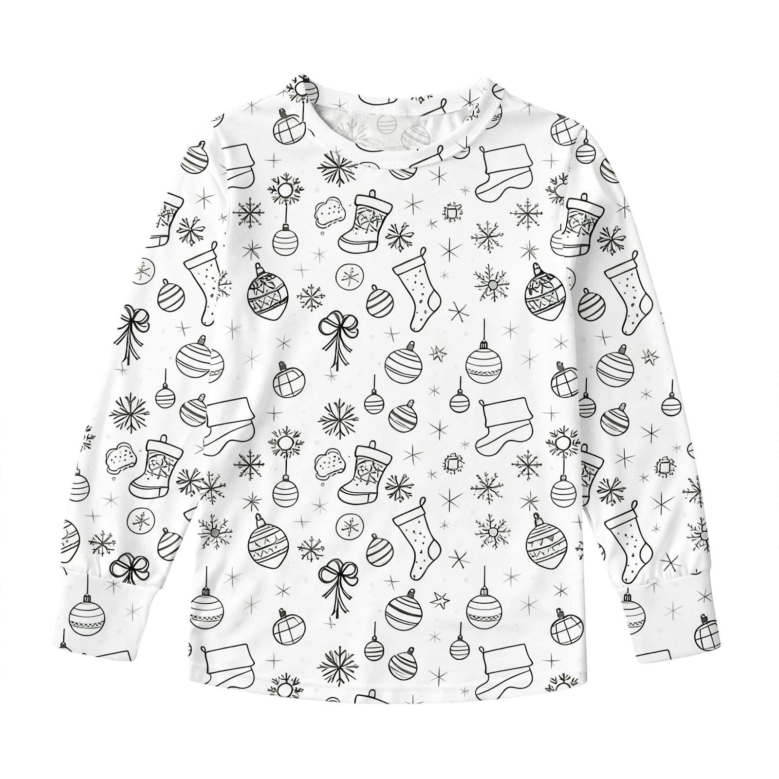 Owordtank Kids DIY Hand Painted Colorable Tops and Pants Set Boys Girls Funny Cartoon Coloring Blouse and Pants 2 Piece Sets
