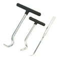 thumbnail image 2 of Oil Seal Remover Puller Tool, Professional Seal Puller Compact Structure Soft Handle Pointed Tips 3 PCS  For Truck, 2 of 8
