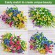 thumbnail image 3 of Flores artificiales Ouddy Decor para exteriores con 24 paquetes, 3 of 6