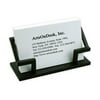 ArtsOnDesk Modern Art Business Card Holder Bk301 Steel Black Patented Luxury High-end Desk Accessory Name Plate Display Stand Case Office Organizer Christmas Gift Holiday Present