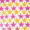 Yellow Pink Stars, variant on FORMRS 1-Subject Spiral Notebook 8" x 5" College Ruled 60 Refillable Sheet A5 Hard Cover, Yellow Pink Stars
