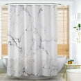 thumbnail image 3 of Marble Shower Curtain Polyester Fabric Bathroom Curtain Waterproof Shower Curtains with 12 Shower Curtain Rings 3D Digital Printing, Shower Curtains for Bathtub and Shower In Bathroom, 3 of 9