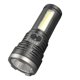 thumbnail image 1 of Inteprter Linterna de aleación de aluminio, portátil, alimentada por batería, 4 velocidades, ajustable, IP44, resistente al agua, a prueba de polvo, Iluminación y accesorios Inteprter HA074369-00, 1 of 6