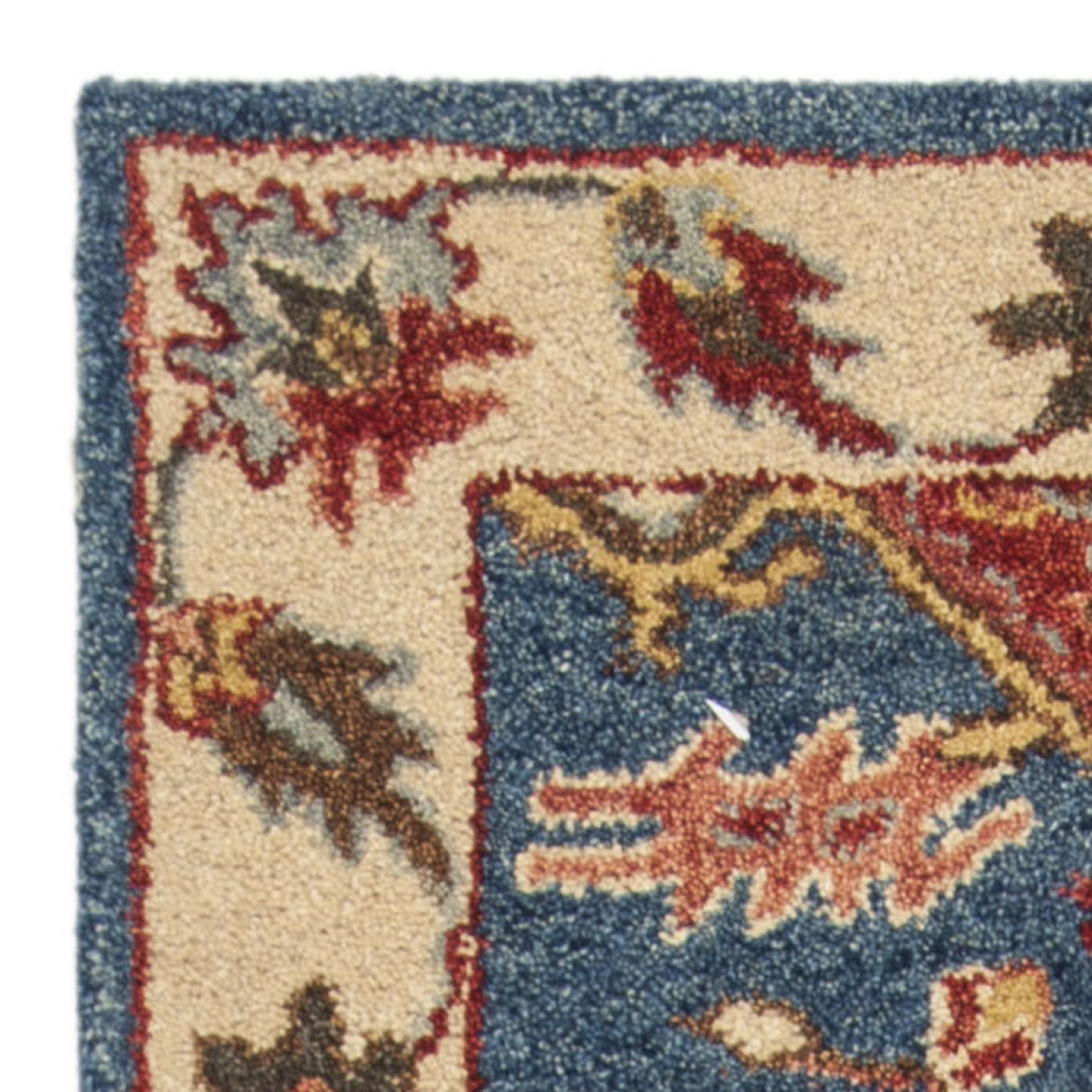SAFAVIEH Antiquity Sydney Traditional Wool Runner Rug, Blue/Red, 2'3" x 8'