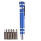 thumbnail image 3 of Scienceny Mini bolígrafo de precisión 8 en 1, herramienta de reparación de destornilladores, dispositivo de precisión de aleación para mejorar el Herramientas y ferretería azul Scienceny TO000312-03, 3 of 6