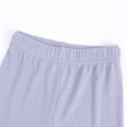 thumbnail image 5 of WIBACKER 1-8Y Ribbed Cotton Pajamas for Little Girls 2 Piece Short Sleeve Sleepwear Set, 5 of 11