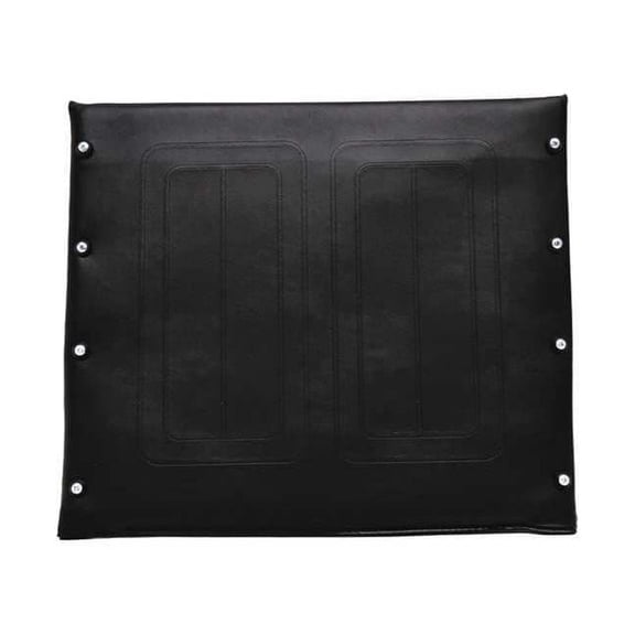 Alco Vinyl Seat Upholstery,18" W,8 Hole,Black 779-A3