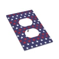thumbnail image 7 of DouZhe 1-Gang Duplex Outlet Cover, Usa America Stars Decorative Wall Plates, 7 of 7