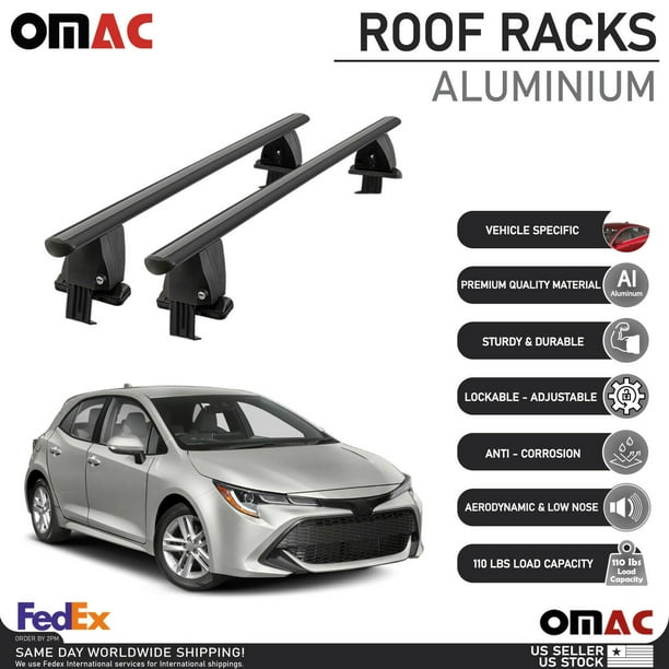 Fits Toyota Corolla Hatchback 20192022 Smooth Roof Rack Cross Bar