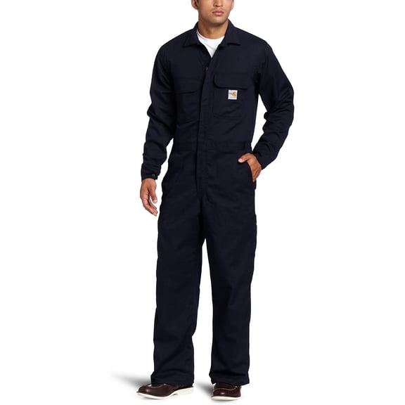 Carhartt Flame-Resistant Coverall,Dark Navy,REG