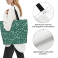 thumbnail image 3 of Disketp Green Christmas Bolsa Tote Estampada para Mujer, Bolso de Hombro y de Mano para Compras y Viajes, 3 of 8