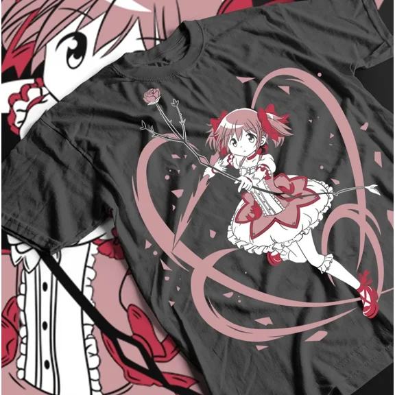 Madoka Kaname Magica Anime T-Shirt Unisex 2