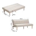 thumbnail image 4 of Sofá Cama HomeTrends 3 Plazas color Beige, 4 of 4
