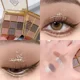thumbnail image 5 of Paleta de sombra de ojos brillante, sombra de ojos marrón mate en polvo, Punk, negro ahumado, resistente al agua, sombra de ojos mezclable de larga duración, cosmético, 5 of 5