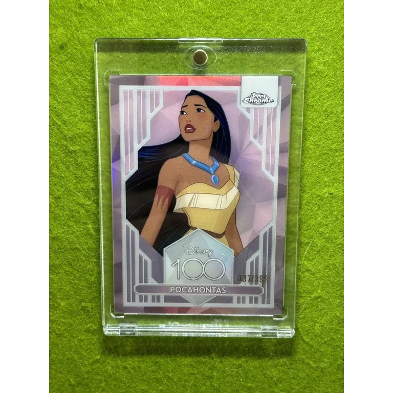 POCAHONTAS Disney 100 PINK REFRACTOR CARD #/399 SP 2023 Topps