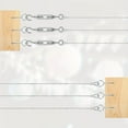 thumbnail image 3 of DEXIMRO Garden Wire Mesh Fence Barbed Wire Roll Kit, 304 Stainless Steel Vinyl Coated Cable Wire Rope, Turnbuckle Tensioner Kit, Light String, Picture Hanging, Outdoor Tent Rope, 3 of 7
