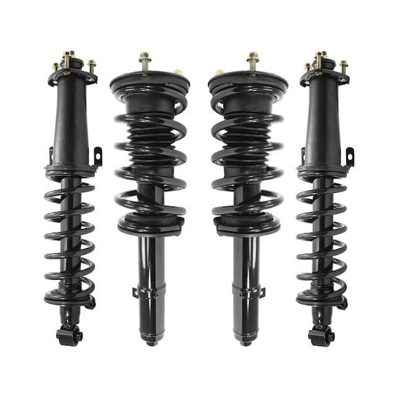 Front and Rear Strut and Coil Spring Kit - Compatible with 2006 - 2013 IS250 AWD Sedan 2007 2008 2009 2010 2011 2012