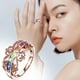 thumbnail image 2 of Conjunto de circón anillo de oro rosa para las mujeres joyería de moda populares accesorios para la esposa, 2 of 8