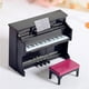 thumbnail image 3 of Juguete vívido Muñeca de juguete Piano con silla Modelo de instrumento musical Juego de simulación para W, 3 of 7