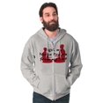 thumbnail image 4 of I Get My Ninja Powers From My Dad Zip Hoodie Sweatshirt Men Brisco Brands S, 4 of 5