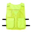 thumbnail image 2 of Ice Cooling Vest, Cooling Safety Vest with 4 Ice Packs, Adult Mesh Volunteer Activity Vest Reflective Ice Vest for Men, Women Hot Weather Working with Pockets, Green One Size, 2 of 8