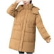 thumbnail image 1 of Chaqueta de invierno de algodón para mujer, con capucha, manga larga, informal, con bolsillos laterales y capucha., 1 of 5