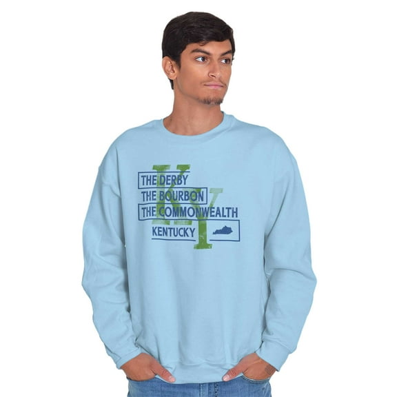 Kentucky Bourbon Derby Commonwealth Sweatshirt for Men or Women Brisco Brands S