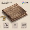 thumbnail image 3 of Telón de fondo de pared de madera vintage Zink para estudio fotográfico, 1,4 m x 1,8 m, 3 of 5