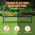 thumbnail image 3 of VEVOR Banco plegable de plástico de 6 pies, banco portátil para exteriores, para picnic, camping, jardín, 3 of 9