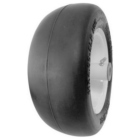 01410P 11x4.00 Flat-Free Lawnmower Tire on Wheel, 5" Centered Hub, 3/4" Bushings