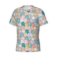 thumbnail image 3 of Rocae Colorful Cute Pig for Men's Moisture-Wicking Crew Tee - T-Shirt for Sports, Outdoor Activities, and Casual Wear3X-Large, 3 of 9