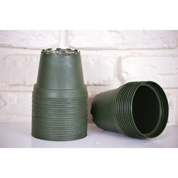Plastic Pots For Plants Cuttings Seedlings 4 Inch 30 Pack Walmart Com Walmart Com