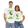 thumbnail image 5 of DJH Apparel | Funny PickleBall DILL WITH IT Athletic Unisex T-shirt, 5 of 5