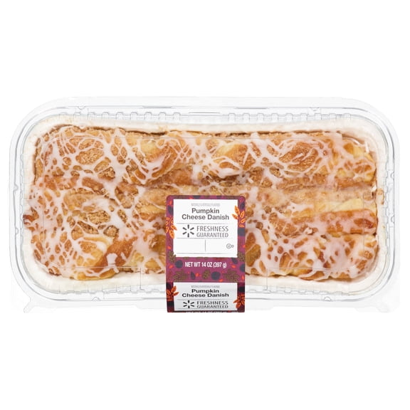 Freshness Guaranteed Harvest Pumpkin Cheese Danish, 14 oz
