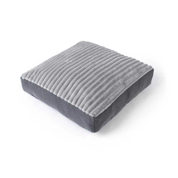 Petmate Square Mattress Dog Bed, Cat Bed, 30 x 30 Inches, Removable Machine Washable Cover, Ribbed Sleep Surface, Assorted