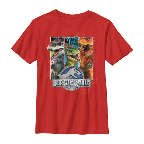 Boy's Jurassic World New Predator DNA Graphic Tee Red X Large