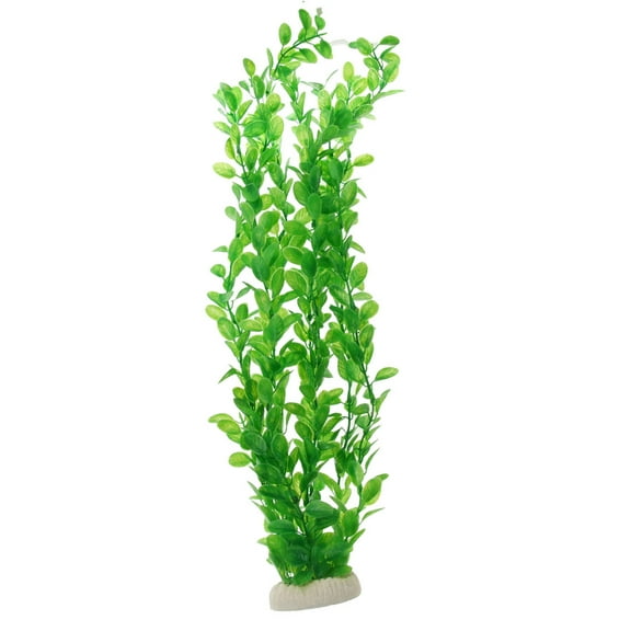 REGALWOVEN Fish Tank Aquarium Green Plastic Plant Decoration Ornament 20 Inch Long