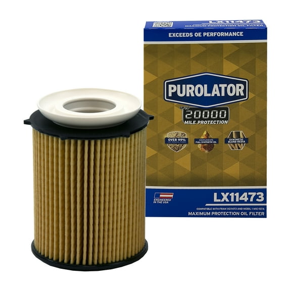 Purolator LX11473 Purolator 20K Oil Filter with 20,000 Mile Protection for Select Mercedes, Infiniti, and more