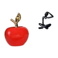 thumbnail image 1 of Estatua,Escultura de fruta artificial,estatua y artesanía,Colección de figuras de cerámica para decoración del hogar,Figura de escritorio,Escultura abstracta de pensador para decoración de, 1 of 8