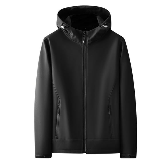 Up to 60% off!Winter Warm Windproof Jackets for Womens Plus Size Soft Charge Coat Windproof Plush Thickened Warm Hooded Windproof Coat